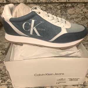 Calvin Klein denim sneakers